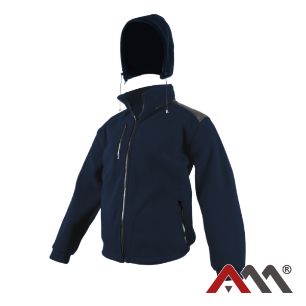 Jopa iz flisa NEXO ARTMAS - TEMNO MODRA - Image 3