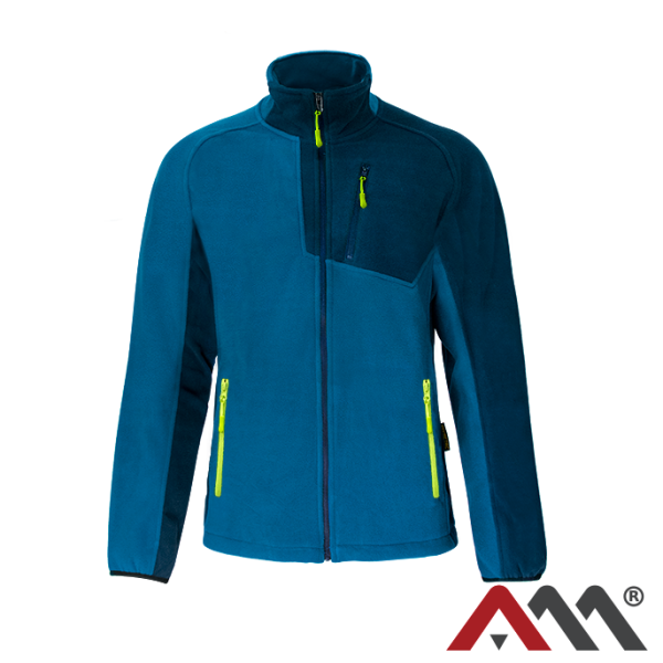 Pulover – jopa iz flisa POLAR ASYMETRIC - MODRA