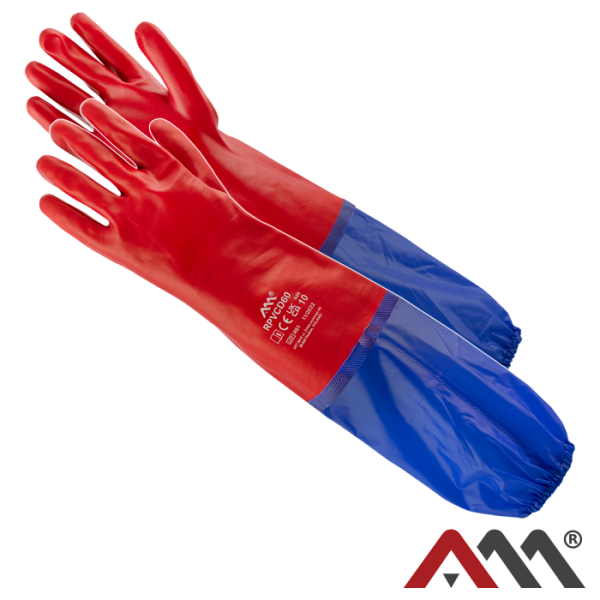 Rokavice prevlečene s PVC RPVCD60 B kat.1